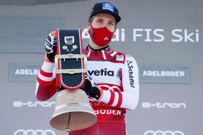 Marco Schwarz | Slalom je dobil Avstrijec Marco Schwarz. | Foto Reuters