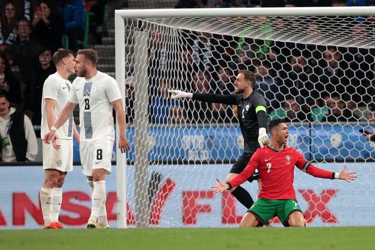 Veliki Ronaldo je s Portugalsko pred tremi meseci izgubil v Ljubljani z 0:2. | Foto: www.alesfevzer.com