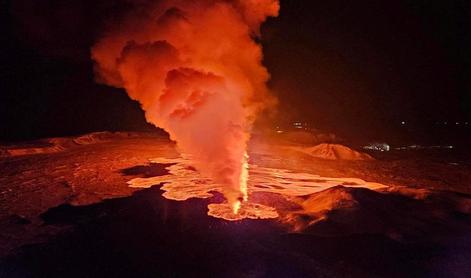 Na jugozahodu Islandije izbruhnil vulkan #foto #video