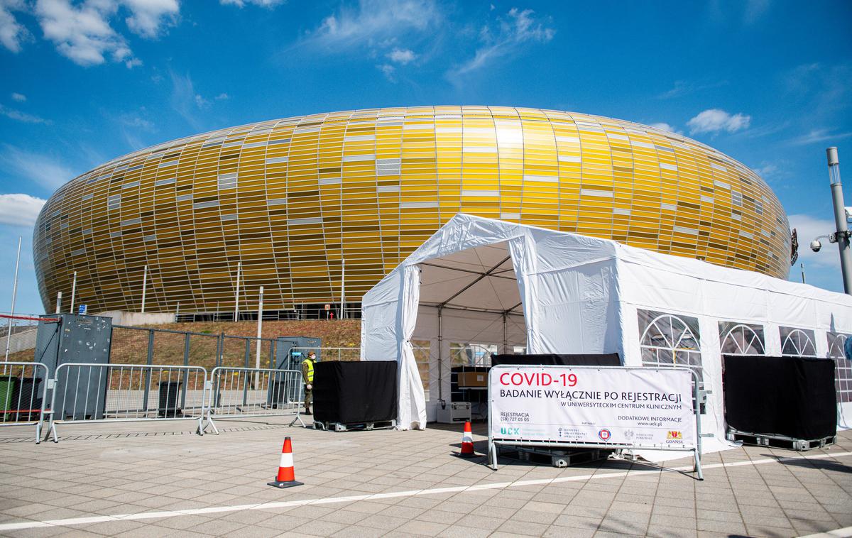 Gdans stadion | Finale evropske lige si bo na stadionu v Gdansku na Poljskem lahko ogledalo 9.500 navijačev. Stadion ima sicer 41 tisoč sedežev.  | Foto Guliverimage