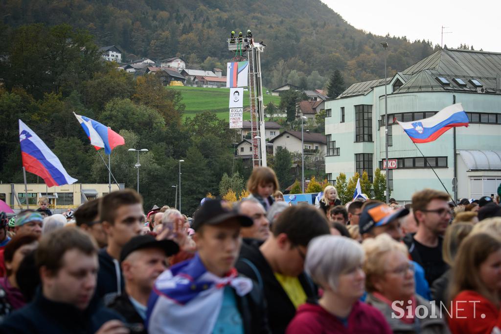 Primož Roglič - sprejem v Zagorju 2019