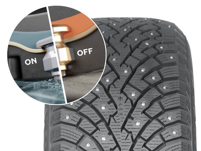 Konec kompromisov? Ko ni ledu, se znajo žebljički skriti nazaj v gumo.