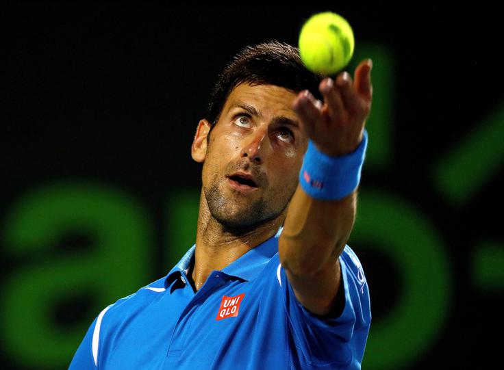 Novak Đoković je bosanskemu igralcu namenil nekaj spodbudnih besed. | Foto: 