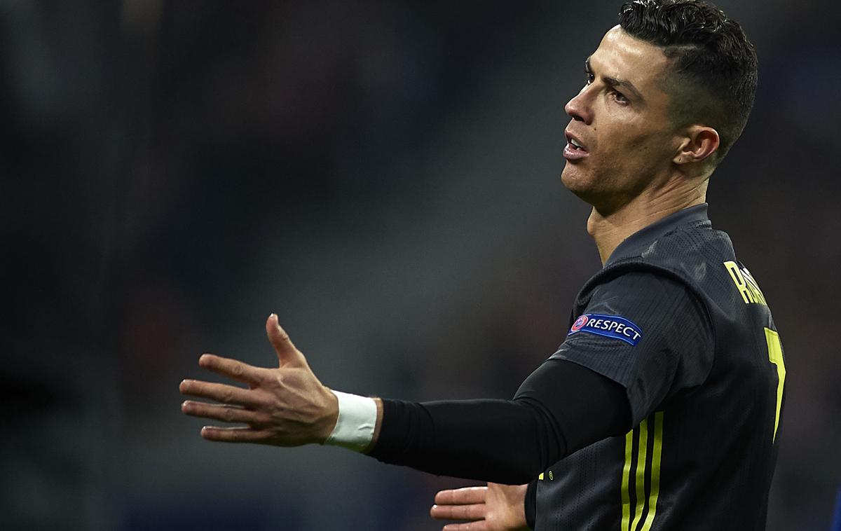 Cristiano Ronaldo | Cristiano Ronaldo ni najbolje prenesel poraza proti Atleticu v Madridu. | Foto Getty Images