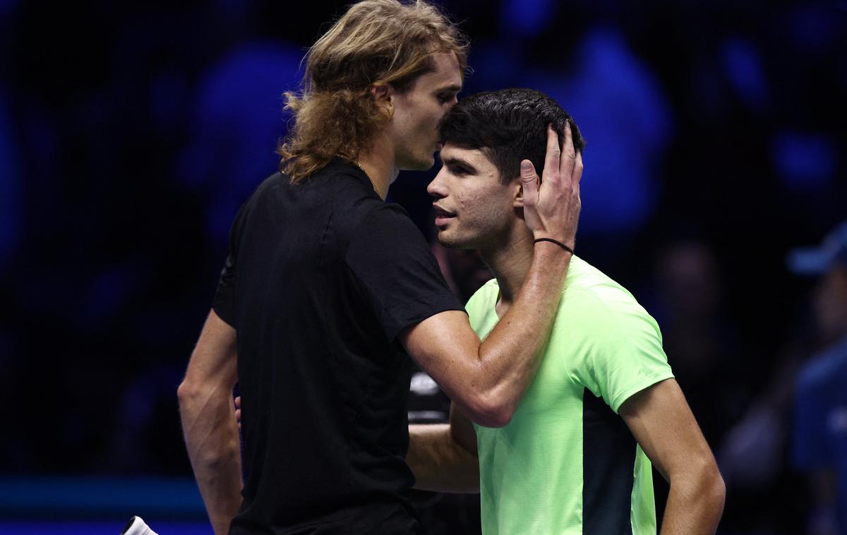 Alexander Zverev | Alexander Zverev je v prvem krogu premagal mladega Španca Carlosa Alcaraza. | Foto Reuters