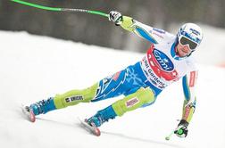 Nesreča Klineta med preizkusom smuči