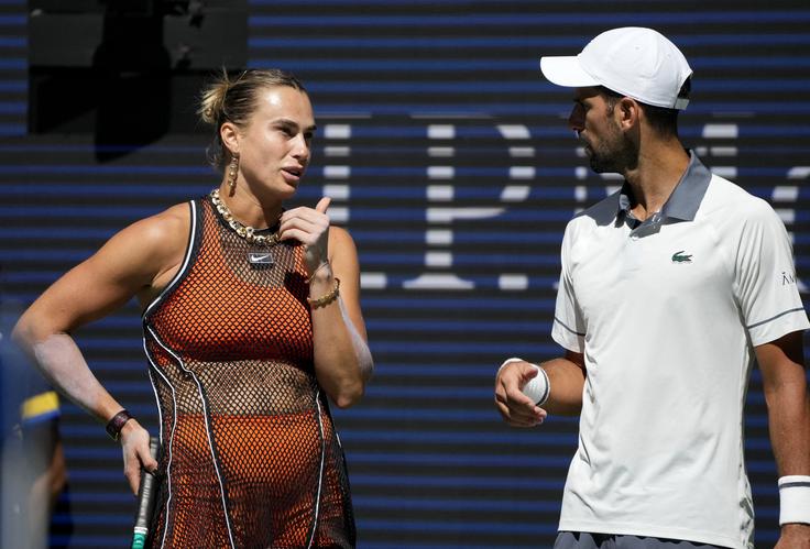 Arina Sabalenka, Novak Đoković | Foto: Reuters