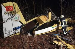 Strmoglavilo letalo air tractor, truplo pilota so že našli #foto