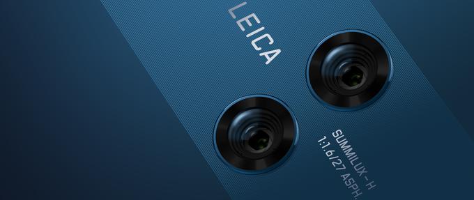 Dvojni fotoaparat z objektivi Leica na pametnem telefonu Huawei Mate 10 Pro | Foto: Huawei Mobile