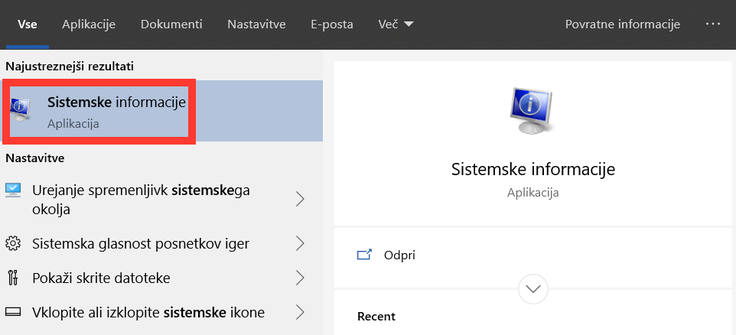 Windows 10 Windows 10 | Foto: Matic Tomšič / Posnetek zaslona
