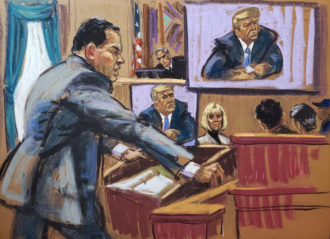 Donald Trump, sodišče | Foto: Reuters