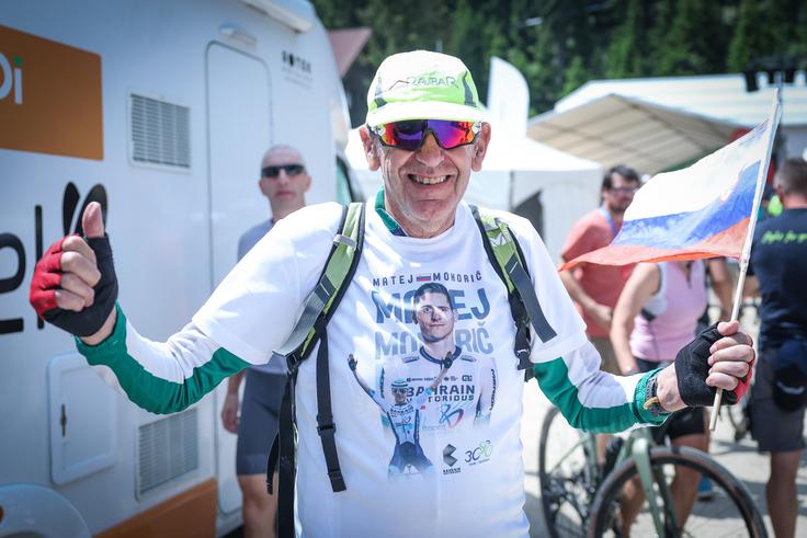 Energični Novomeščan Jože Ravbar je stalnica dirke Po Sloveniji. | Foto: Ana Kovač