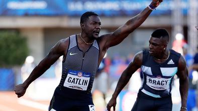 Justin Gatlin za zmago potreboval naj izid sezone ... in ga dosegel