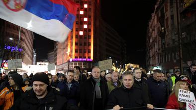 Srbski študenti zahtevajo predčasne volitve