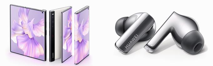 Pregibni telefon Huawei Mate Xs in slušalke FreeBuds Pro 2 sta le del novosti, ki jih je Huawei predstavil v Istanbulu.  | Foto: 