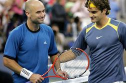 Agassi: Federerju nisem dajal prav veliko možnosti