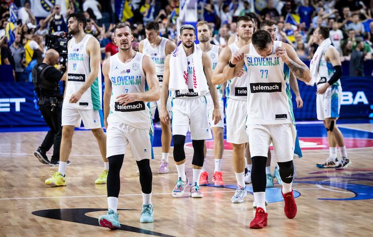 Slovenci so EuroBasket 2022 zapustili sklonjenih glav. | Foto: Vid Ponikvar