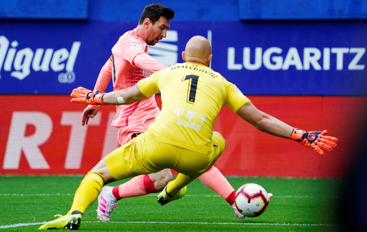Lionel Messi Barcelona | Lionel Messi je na zadnji tekmi letošnjega španskega prvenstva dosegel še 35. in 36. gol v sezoni. | Foto Reuters
