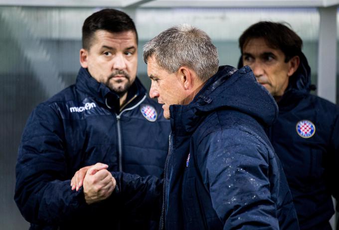 Marko Lozo (levo) je na klopi Hajduka debitiral s porazom. V ponedeljek bo najverjetneje odstopil mesto Kataloncu. | Foto: Vid Ponikvar