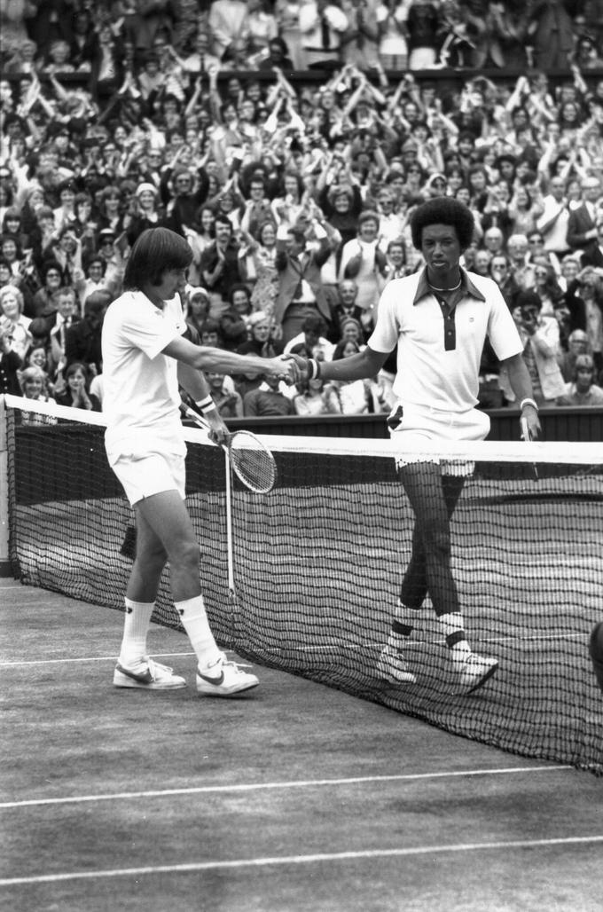 Arthur Ash Jimmy Connors Wimbledon 1975 | Foto: Guliverimage/Getty Images