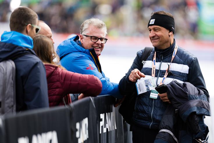 Sandro Pertile Planica 2024, navijači 1. dan | Foto: www.alesfevzer.com