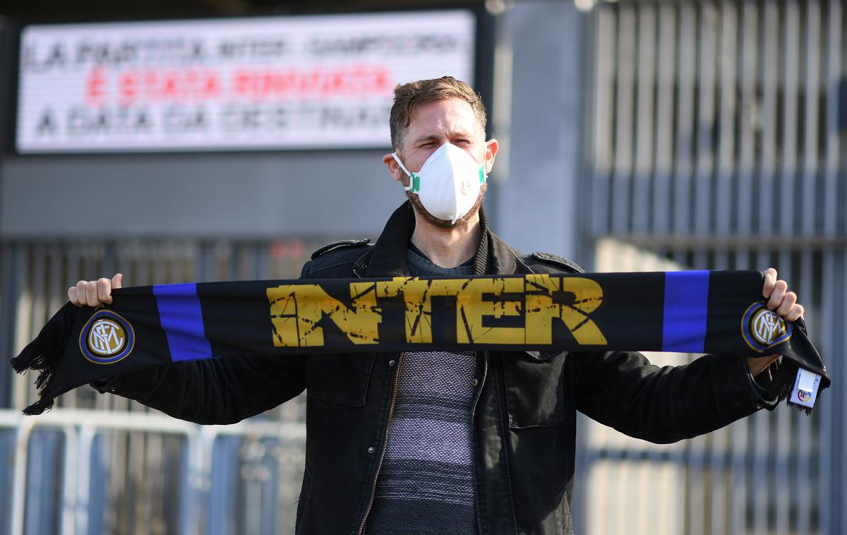 Inter Koronavirus | Navijači Interja v nedeljo ne bodo smeli spremljati ljubljencev na derbiju v Torinu. | Foto Reuters