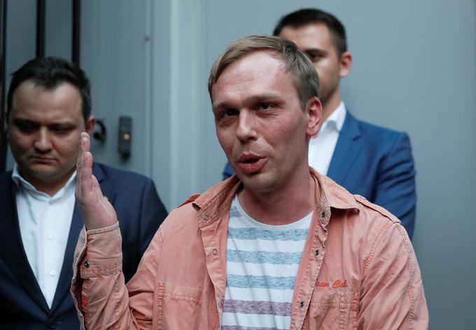 Preiskovalni novinar Ivan Golunov preiskuje korupcijo v vrstah moskovskih poslovnežev in politikov. | Foto: Reuters