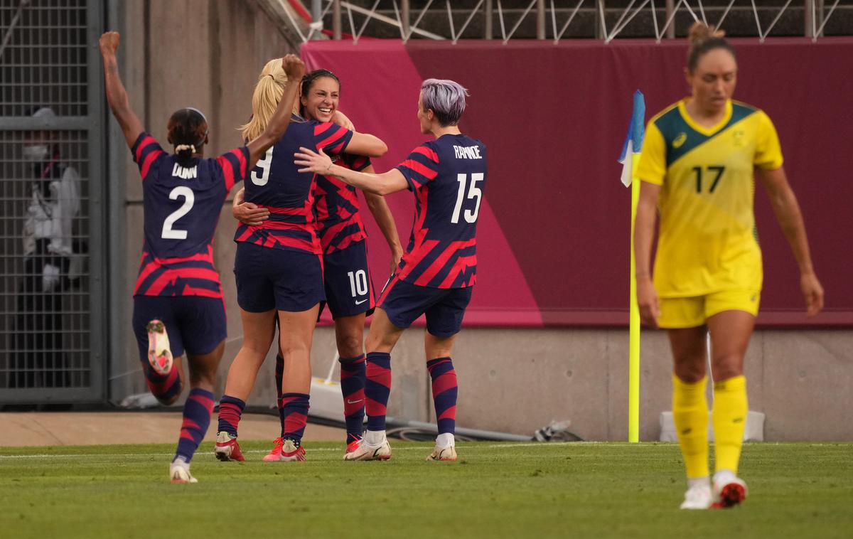 ZDA nogomet polfinale | Američanke bodo zaslužile toliko kot njihovi kolegi. | Foto Reuters