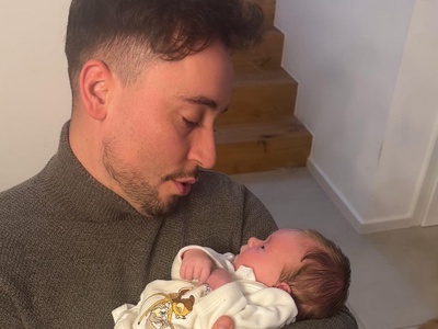 Rok Piletič objavil prvo fotografijo s svojo nečakinjo