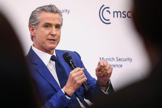 Gavin Newsom | Newson je dejal, da si ne želi, da bi se Evropa obrnila stran od ZDA. | Foto Reuters