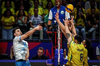 Odbojkarska velesila Brazilija premočna za Slovenijo