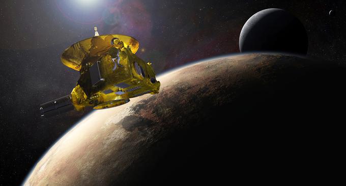 Za primerjavo: vesoljsko plovilo New Horizons (Nova obzorja), ki je leta 2015 doseglo in raziskalo pritlikavi planet Pluton, je doseglo rekordnih 16 kilometrov na sekundo, kar je malce manj kot 60 tisoč kilometrov na uro.  | Foto: Reuters