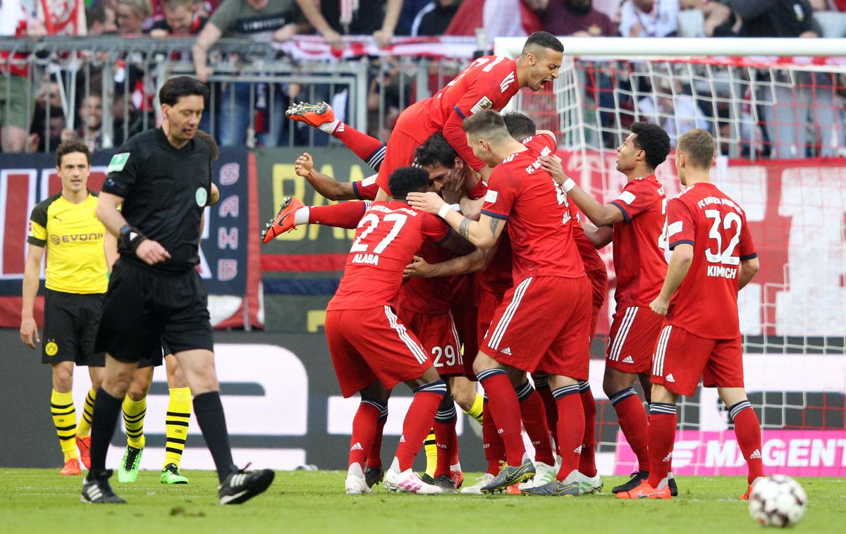 Bayern München | Bayern se je v Münchnu kar petkrat veselil zadetka v mreži Borussie Dortmund. | Foto Getty Images