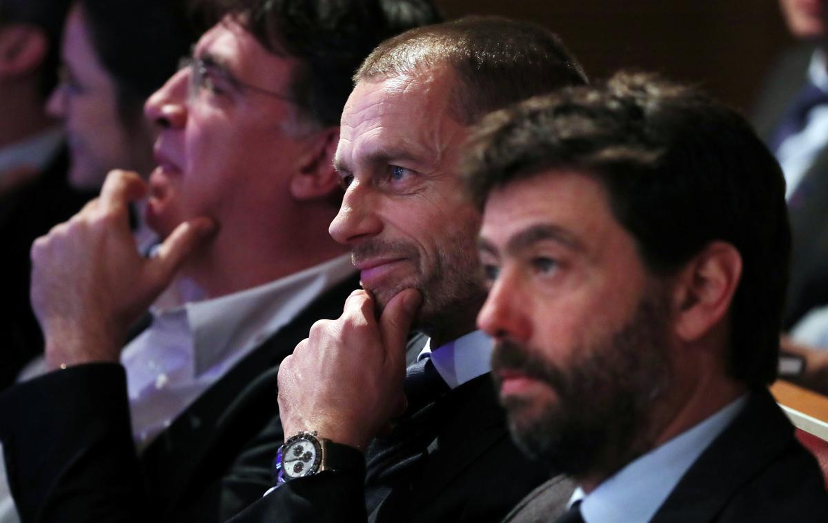 Andrea Agnelli, Aleksander Čeferin | redsednik združenja evropskih klubov (ECA) in prvi mož italijanskega Juventusa iz Torina, Andrea Agnelli meni, da bodo od novega modela lige prvakov profitirali vsi. | Foto Reuters