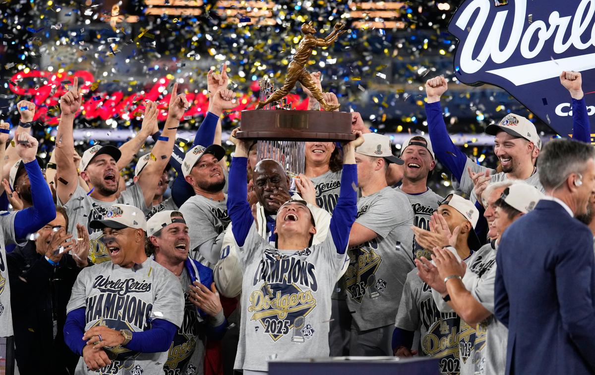 Los Angeles Dodgers | Los Angeles Dodgers so ubranili naslov prvaka. | Foto Guliverimage