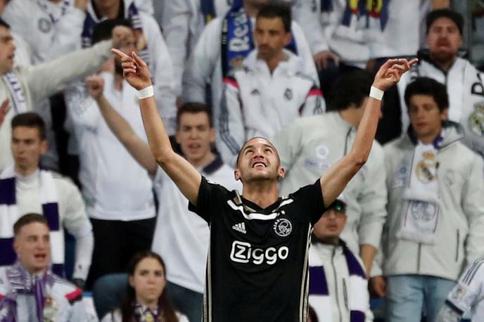 Hakim Ziyech | Hakim Ziyech je navdušil tudi lani. Pri presenetljivi izločitvi Real Madrida iz lige prvakov je prispeval dva gola. | Foto Reuters