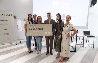 Modno podjetje Bestseller doniralo 69.750 evrov Slovenskemu združenju bolnikov z limfomom in levkemijo, L&L
