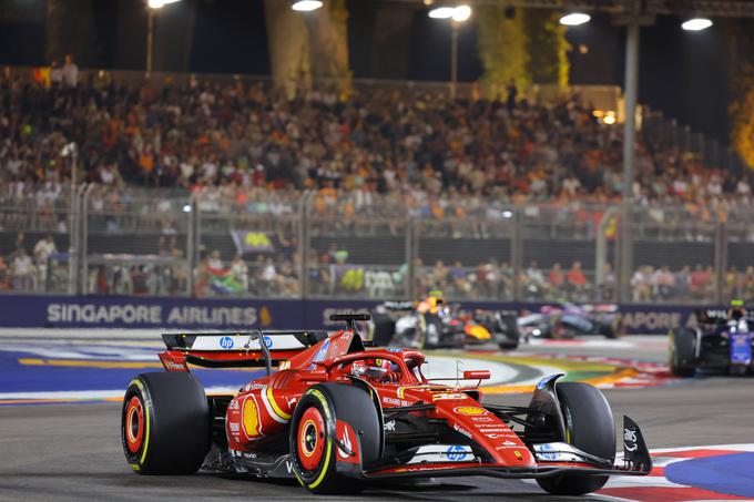 Charles Leclerc je v Singapurju končal na petem mestu. | Foto: Guliverimage