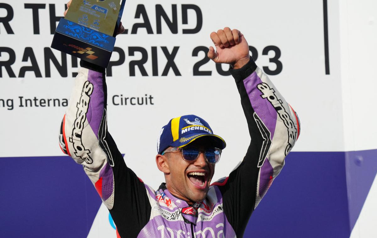 Jorge Martin | Jorge Martin (Ducati-Pramac) je zmagovalec dirke svetovnega prvenstva za veliko nagrado Tajske v kraljevskem razredu motoGP.  | Foto Reuters
