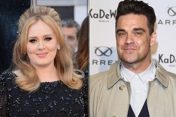 Adele in Robbie Williams kmalu v duetu?