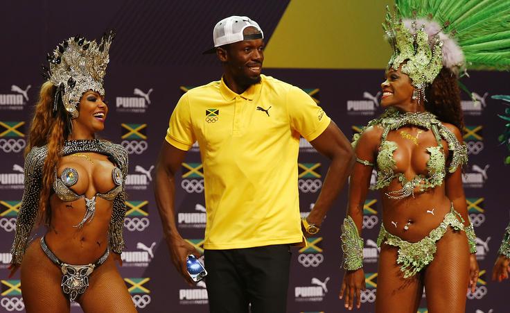 Usain Bolt Rio tiskovka | Foto: Reuters