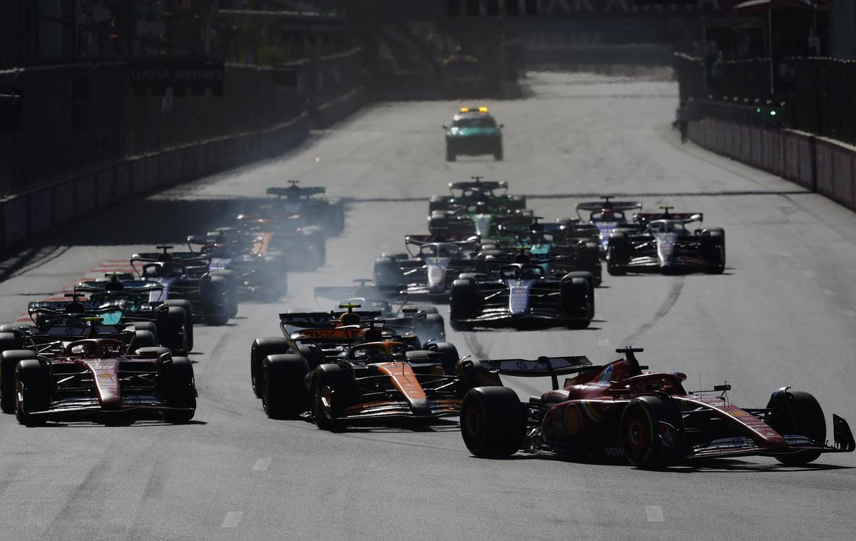 Baku štart | Charles Leclerc je v Bakuju četrtič na prvem štartnem mestu, zmage pa tu še nima. | Foto Reuters