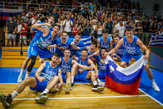 slovenska košarkarska reprezentanca U18 | Slovenski košarkarji so se prebili v polfinale. | Foto Vid Ponikvar/Sportida