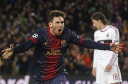 Messi ruši rekorde v ritmu Tine Maze