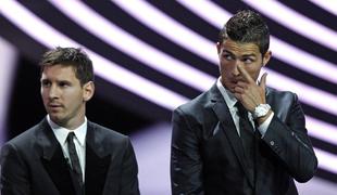 Messi in Ronaldo se mastita z nagradami