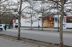 Na Hudinji v Celju ponoči ukradli bankomat