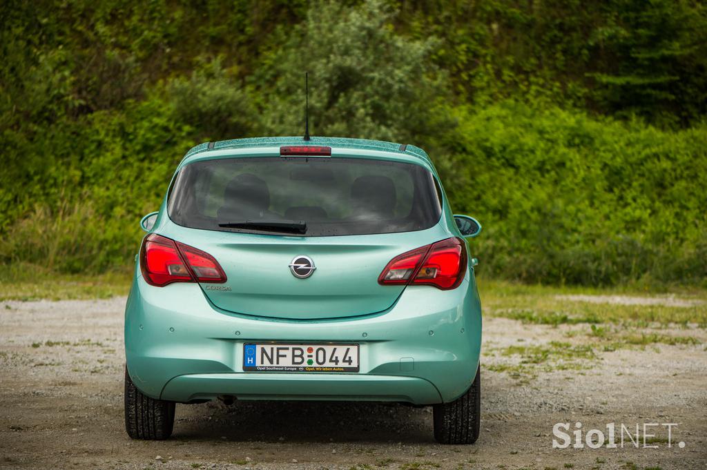 Opel corsa LPG - fotogalerija testnega vozila