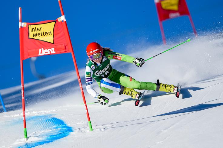 Ana Drev bo glavni slovenski adut na sobotnem veleslalomu. | Foto: Getty Images