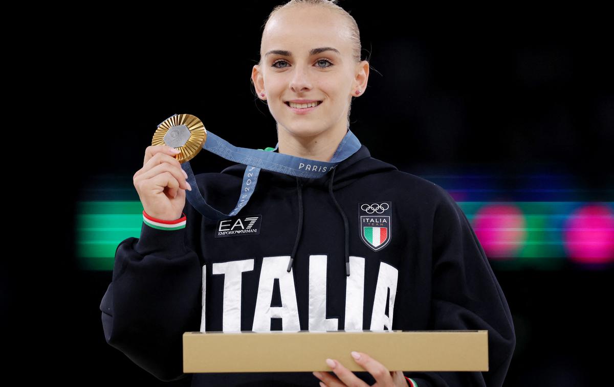 Alice D'Amato | Alice D'Amato je osvojila zlato olimpijsko medaljo na gredi. | Foto Reuters