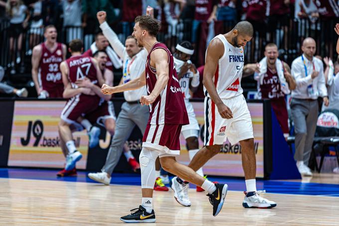 Latvijci so prišli do velike zmage. | Foto: FIBA